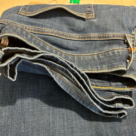 LEVI’S Sz 20W Jeans Boyfriend Copain Mid Wash Wiskering Denim Stretch - Picture 10 of 10